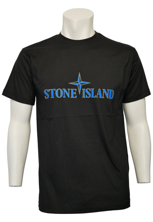 Stone Island Herren T-Shirt Schwarz