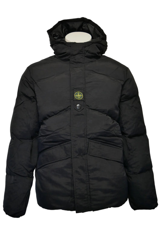 Stone Island Herren Winterjacke Schwarz - Original Designer Marken Outlet - Salvin Store