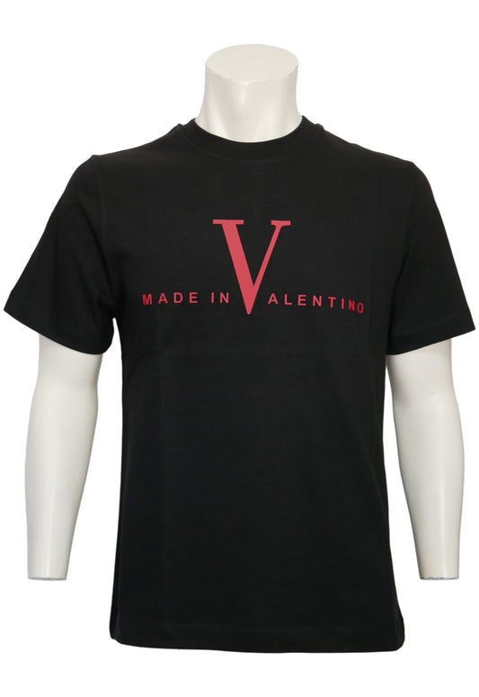 Valentino Herren T-Shirt Schwarz