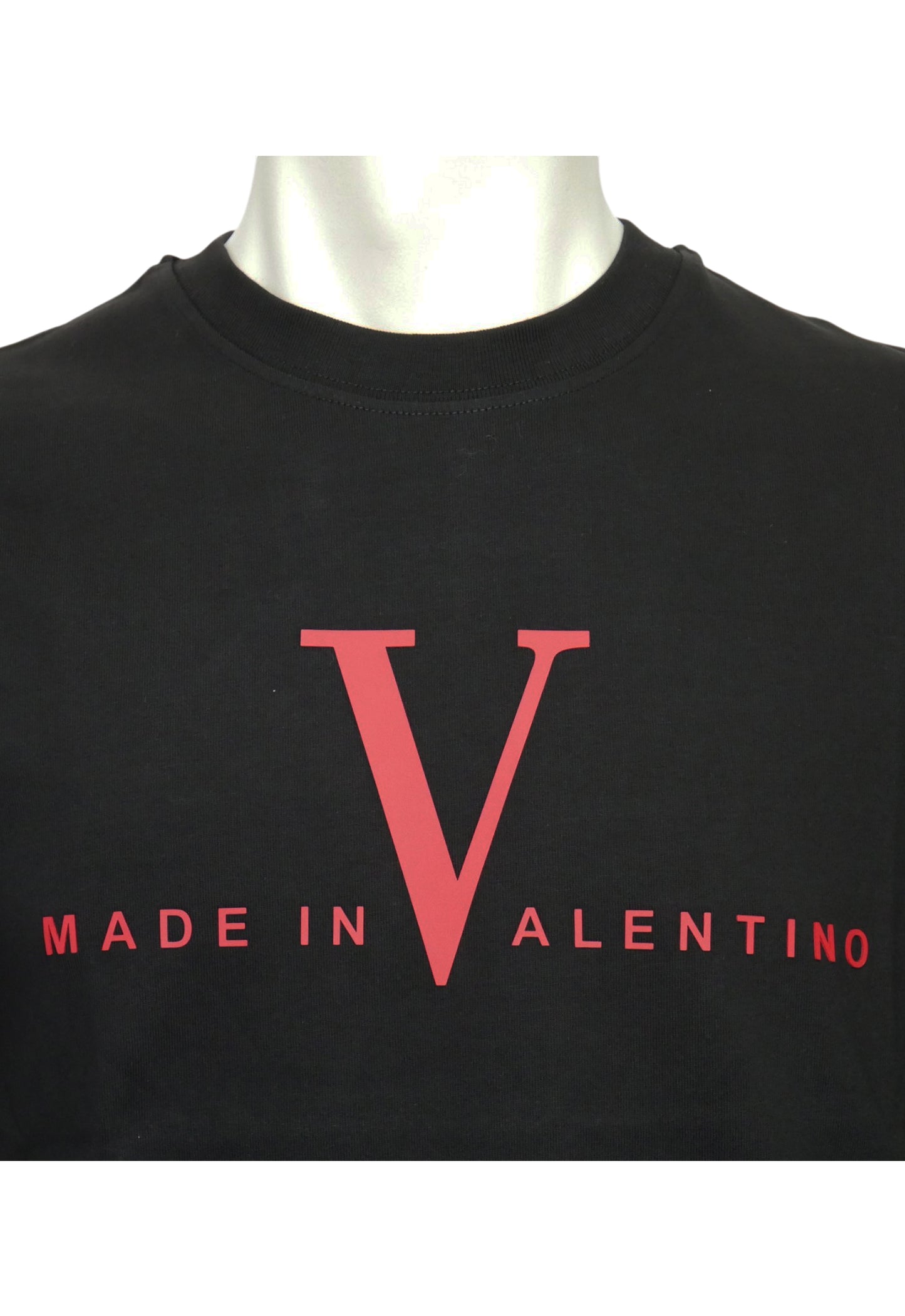 Valentino Herren T-Shirt Schwarz