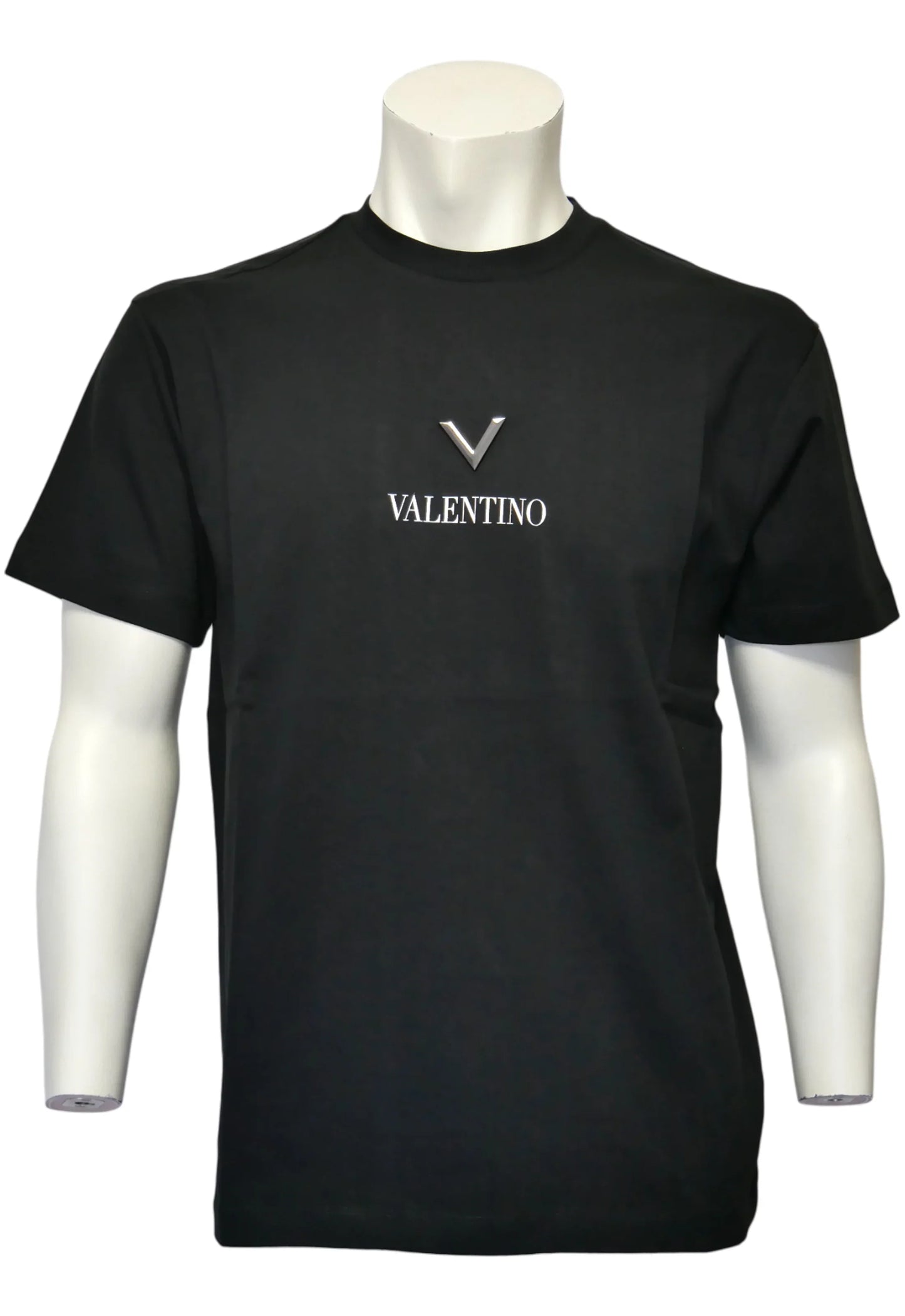 Valentino Herren T-Shirt Schwarz - Original Designer Marken Outlet - Salvin Store