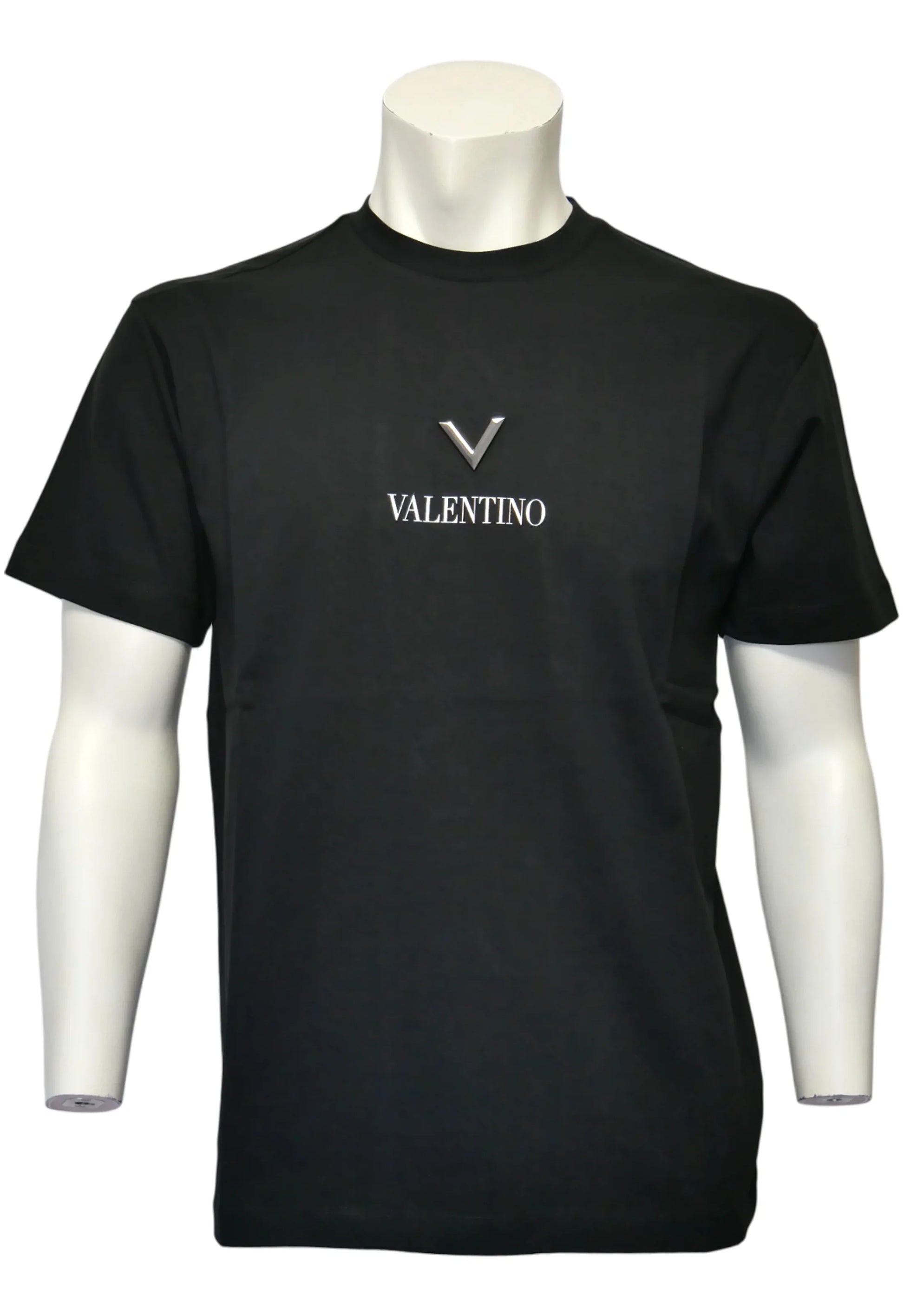 Valentino Herren T-Shirt Schwarz - Original Designer Marken Outlet - Salvin Store