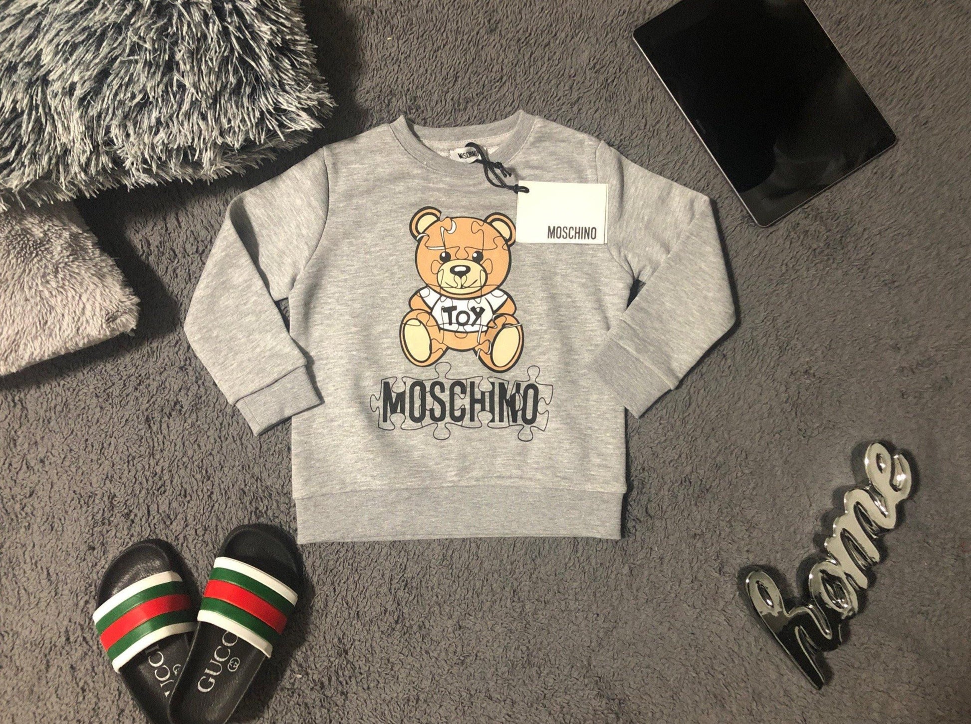 Moschino Kinder Pullover - Original Designer Marken Outlet - Salvin Store
