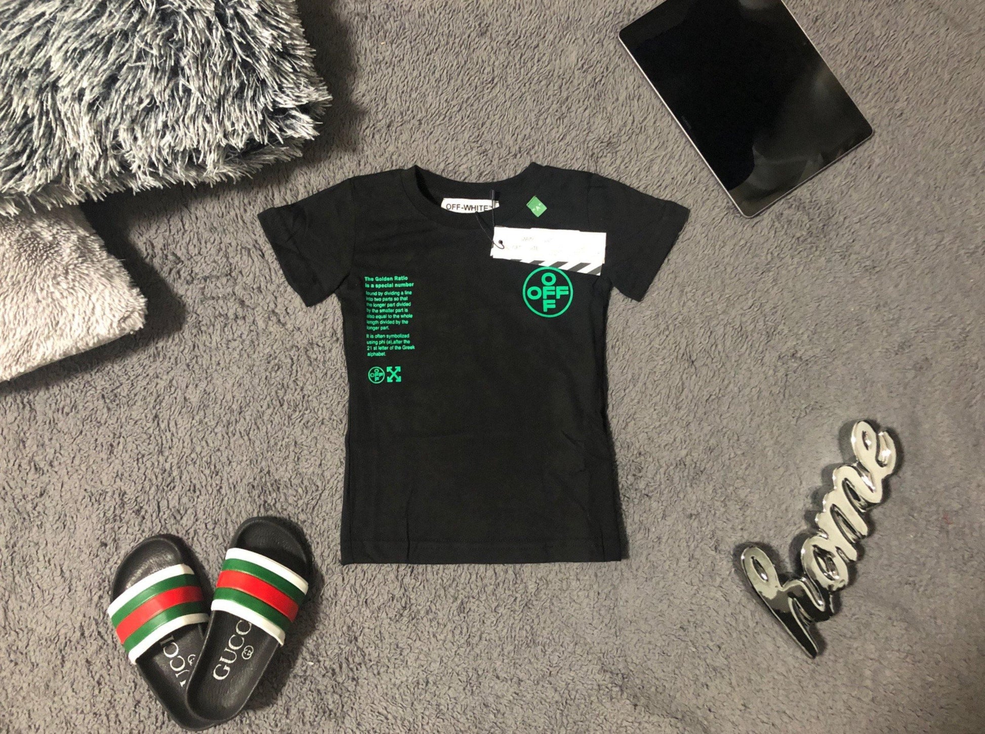 Off White Baby, Kinder T-Shirt - Original Designer Marken Outlet - Salvin Store