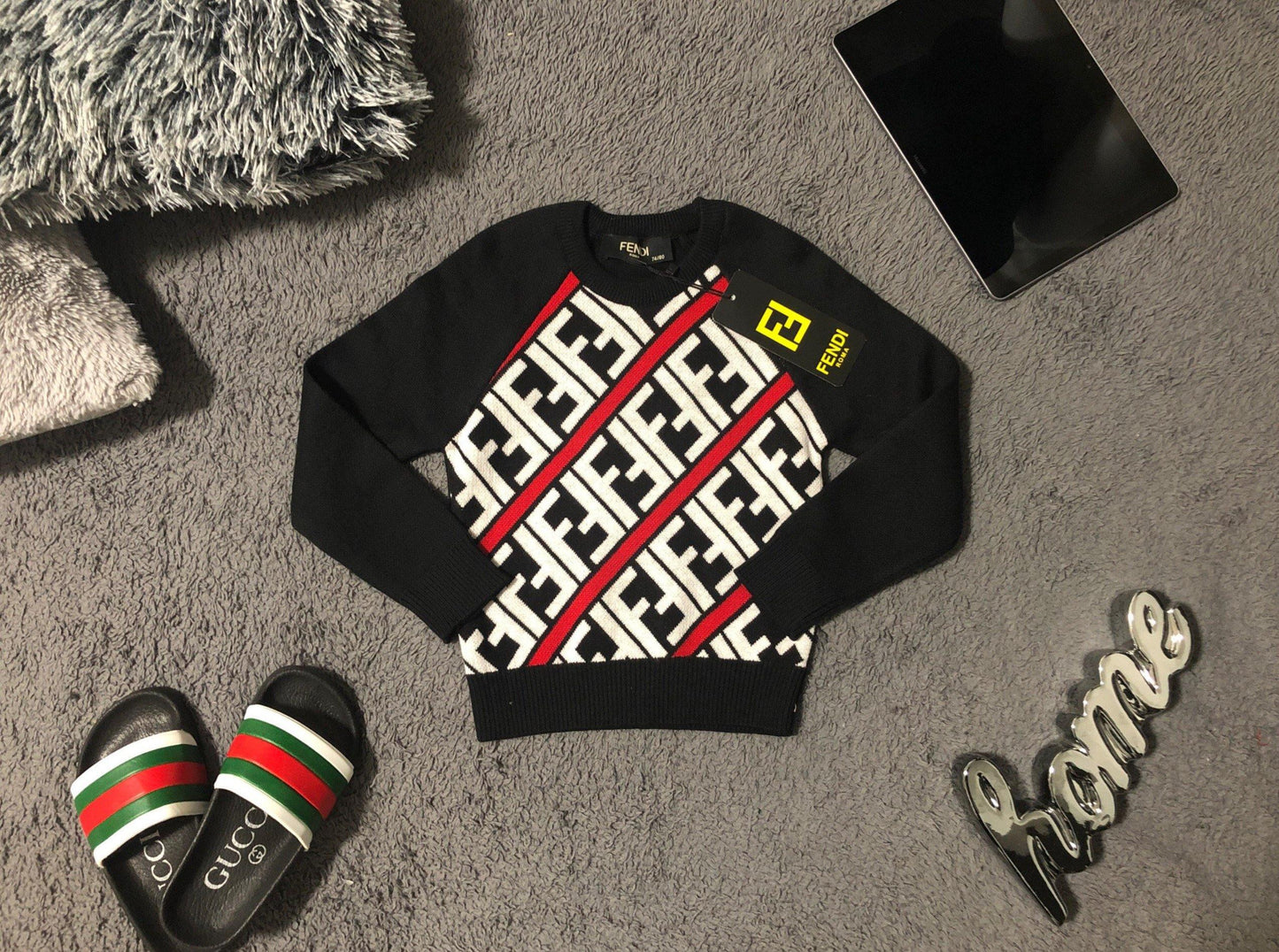Fendi Baby, Kinder Strickpullover - Original Designer Marken Outlet - Salvin Store