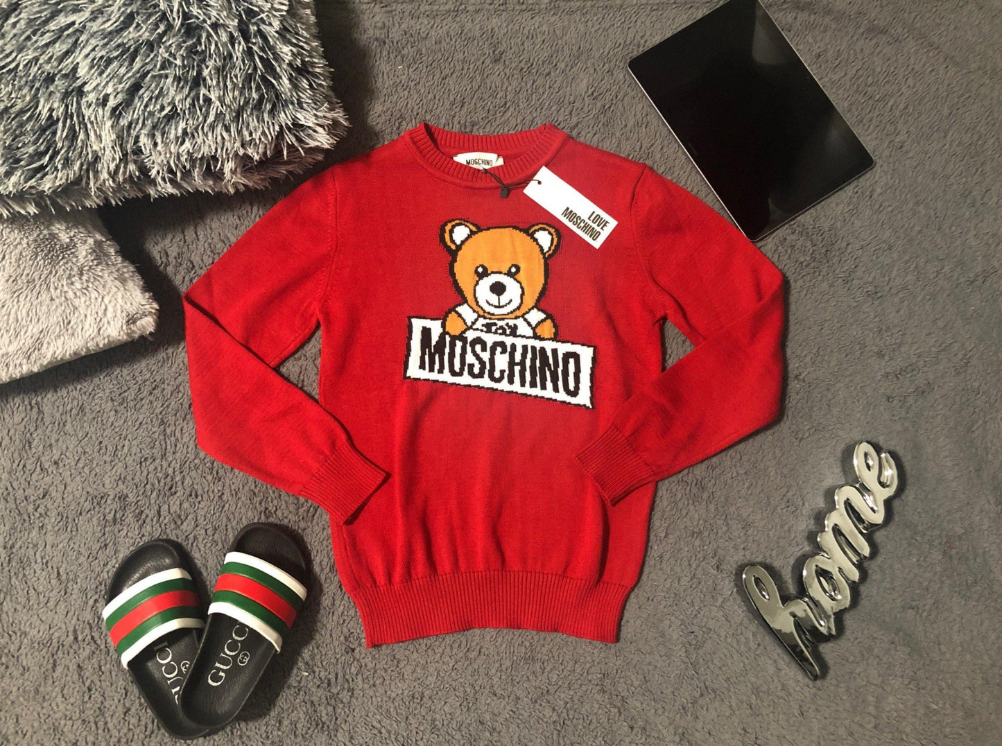 Moschino Kinder Strickpullover - Original Designer Marken Outlet - Salvin Store