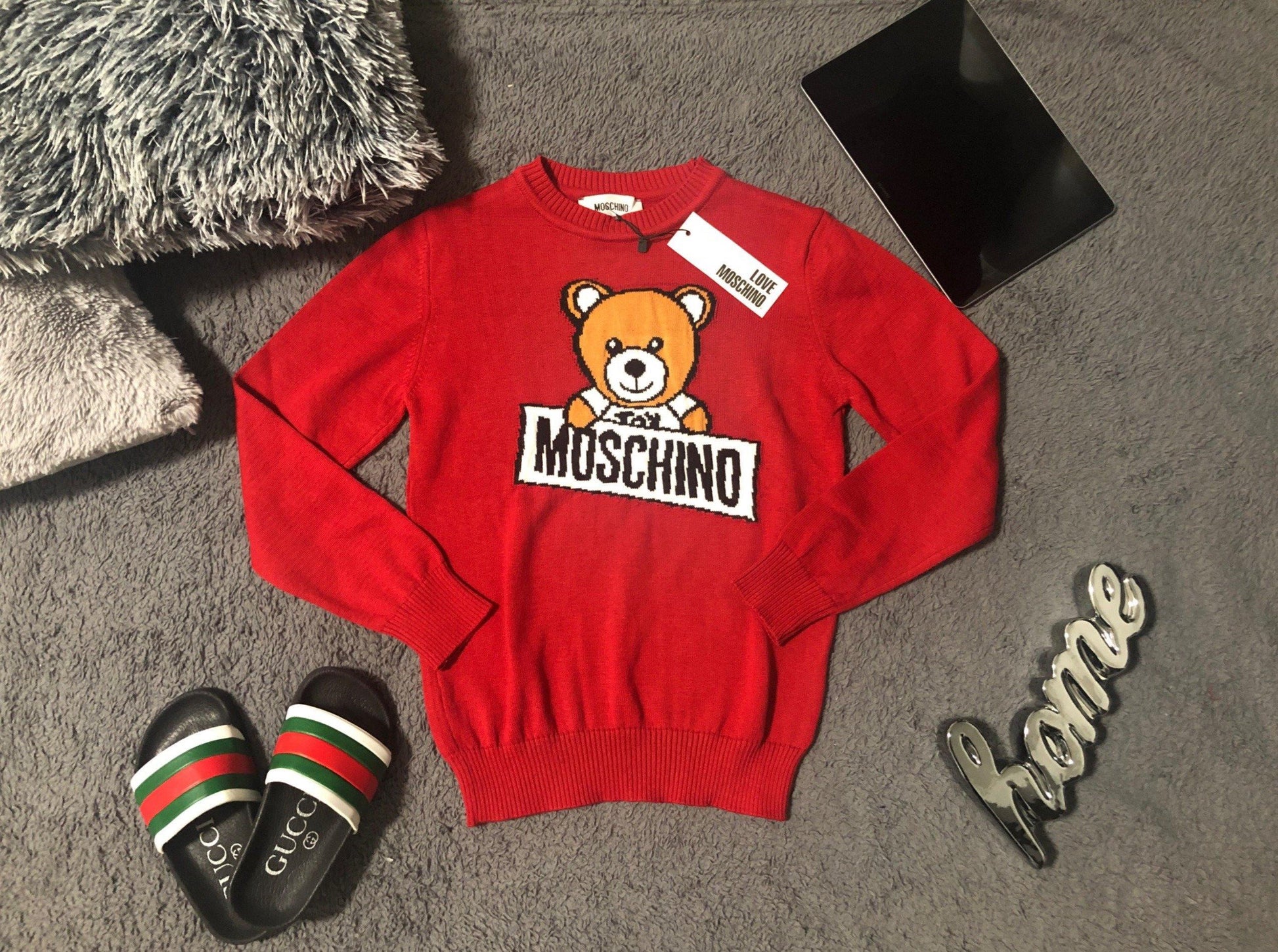 Moschino Kinder Strickpullover - Original Designer Marken Outlet - Salvin Store