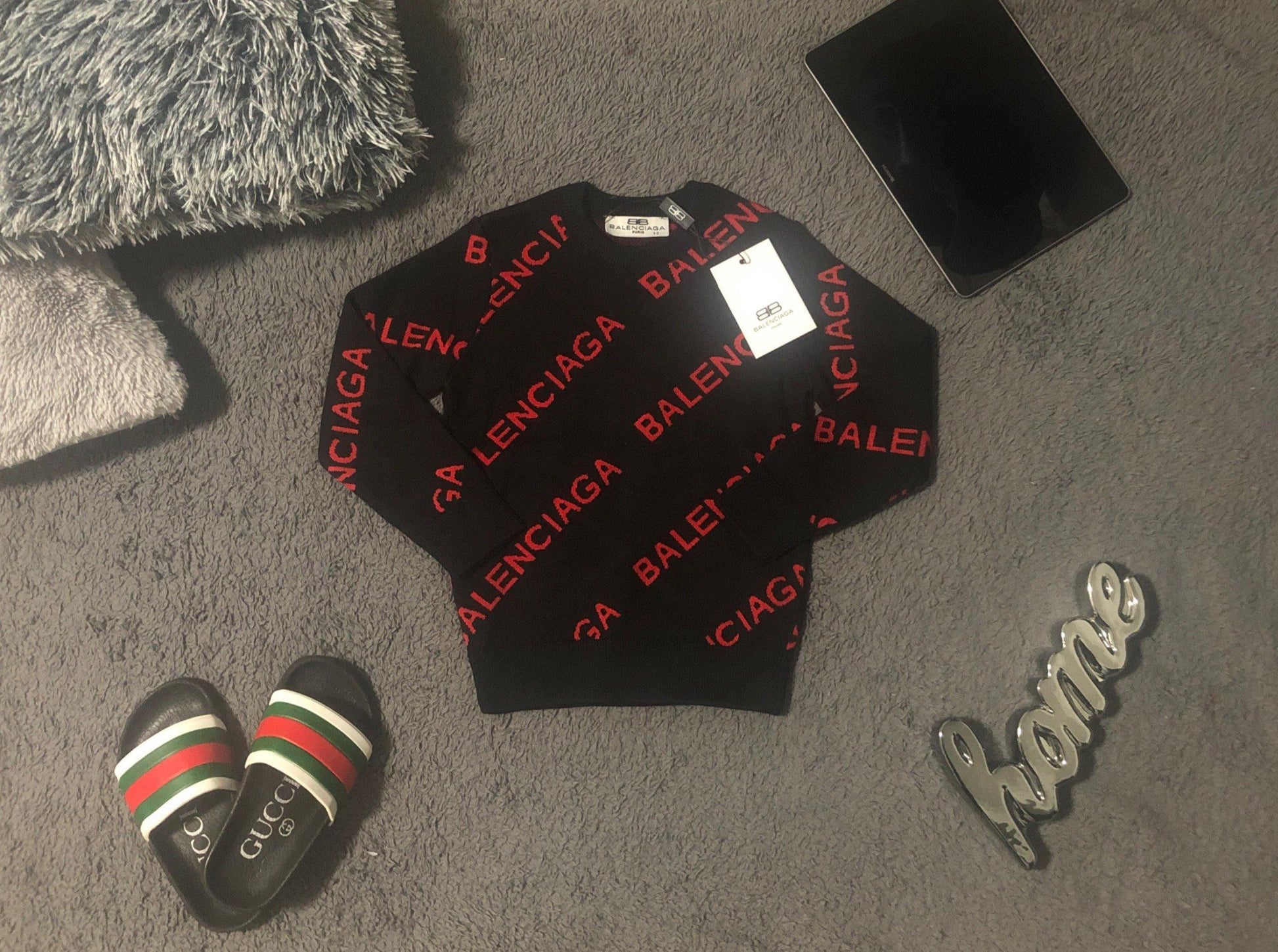 Balenciaga Baby, Kinder Strickpullover - Original Designer Marken Outlet - Salvin Store