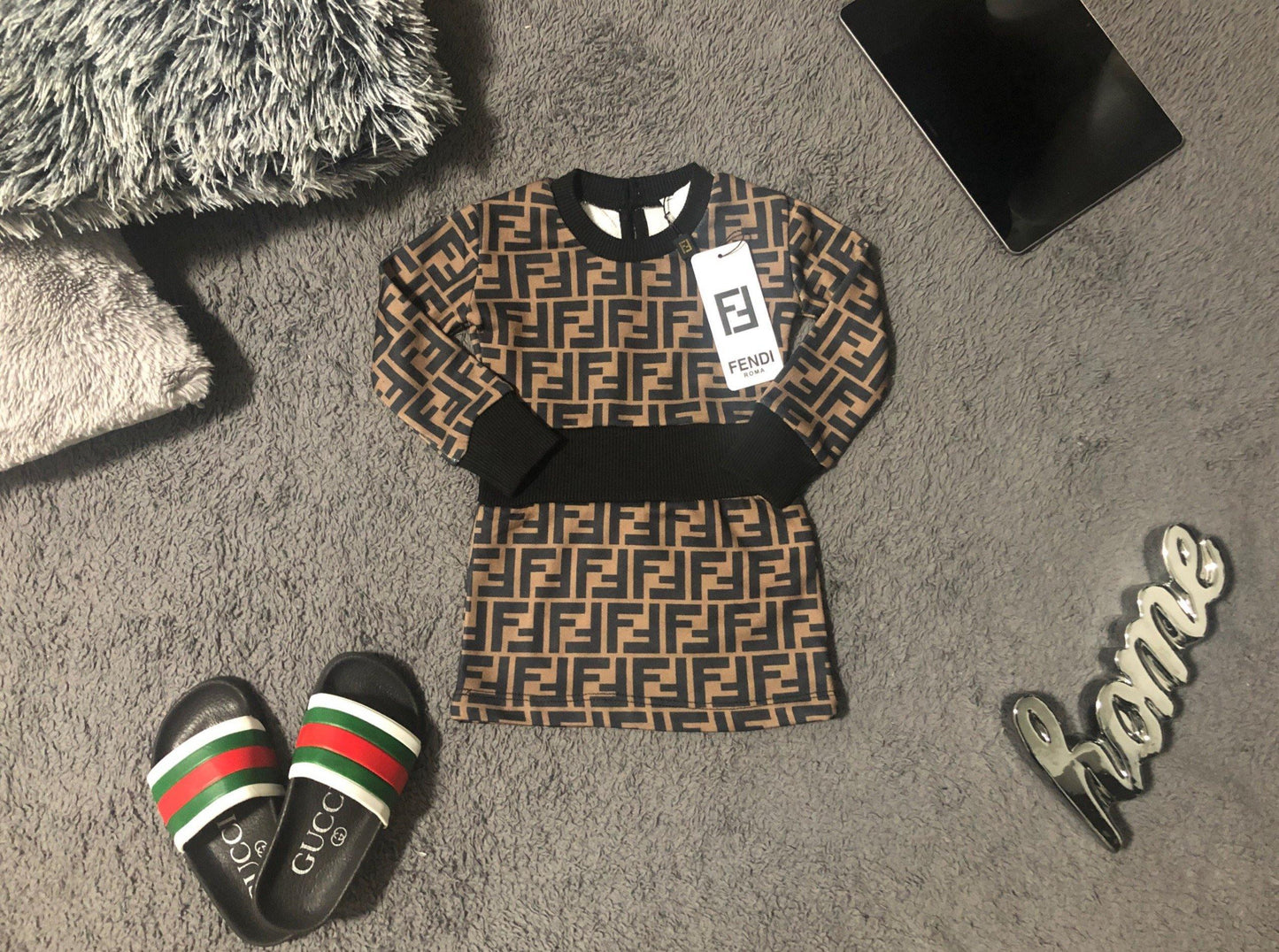 Fendi Kinder Kleid - Original Designer Marken Outlet - Salvin Store
