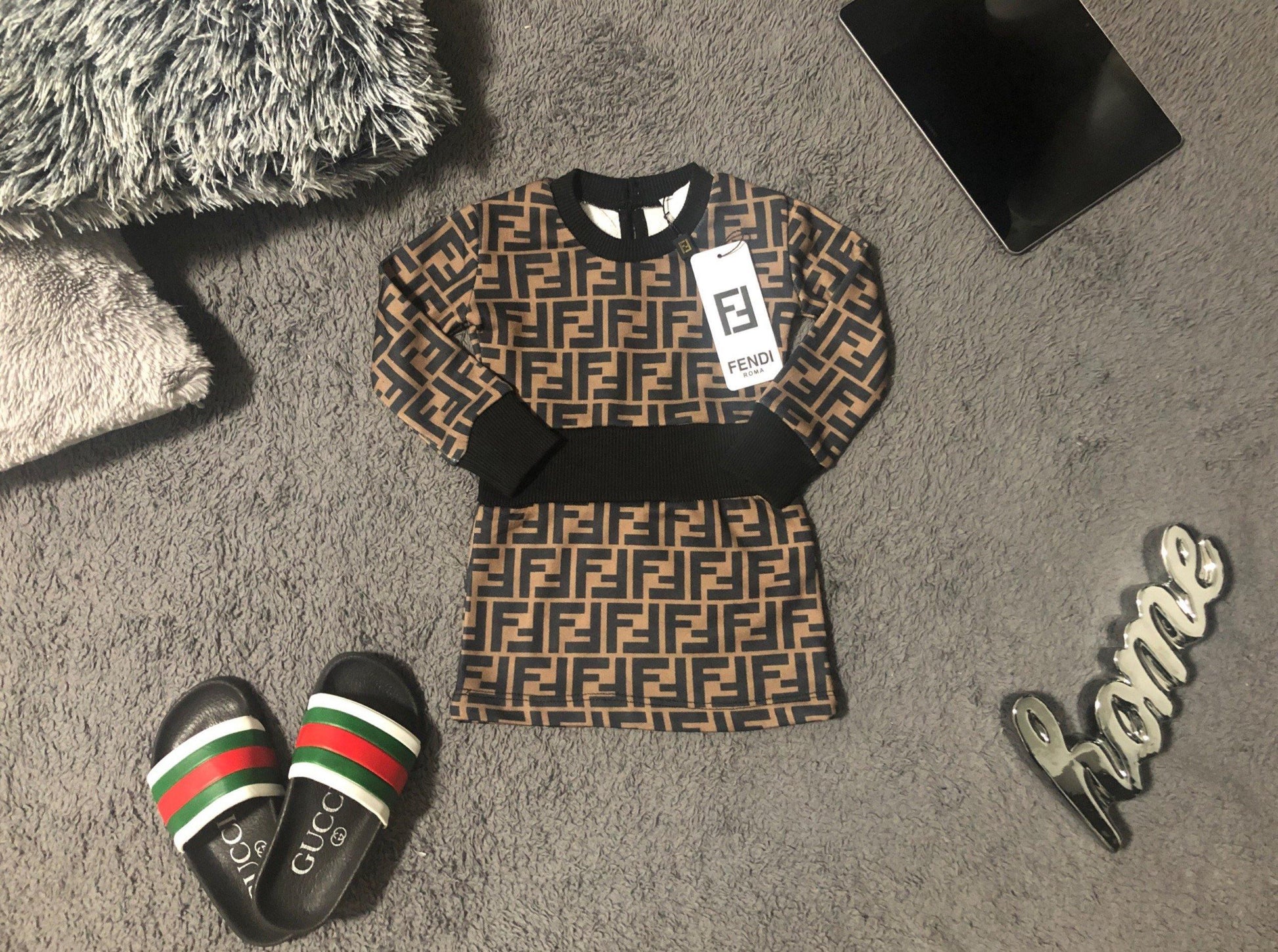 Fendi Kinder Kleid - Original Designer Marken Outlet - Salvin Store