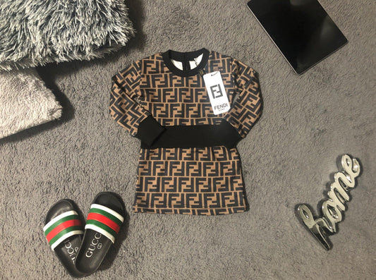 Fendi Kinder Kleid - Original Designer Marken Outlet - Salvin Store