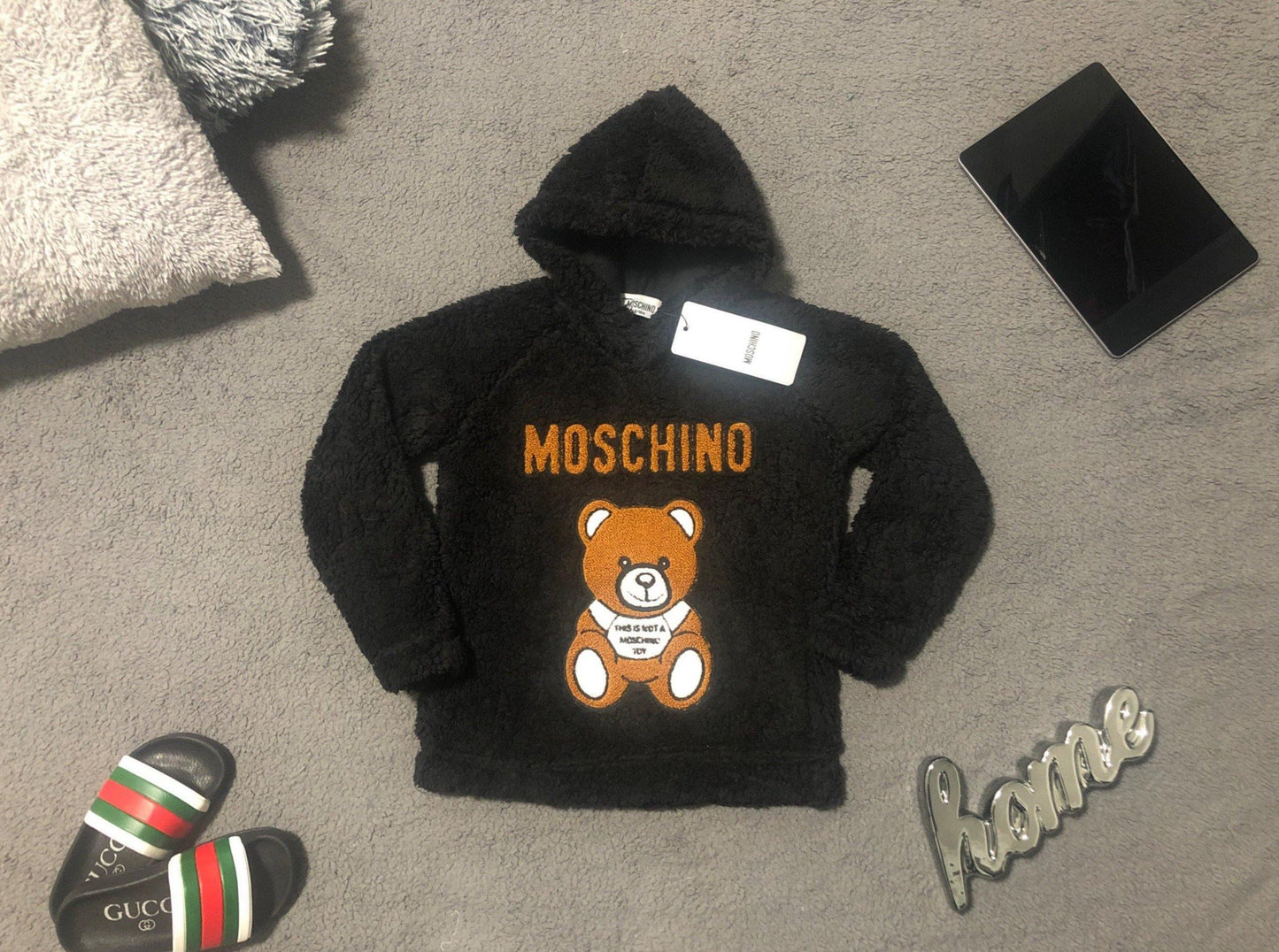 Moschino Baby, Kinder Kaputzenpullover - Original Designer Marken Outlet - Salvin Store