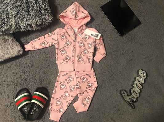 Moschino Baby, Kinder Trainingsanzug - Original Designer Marken Outlet - Salvin Store