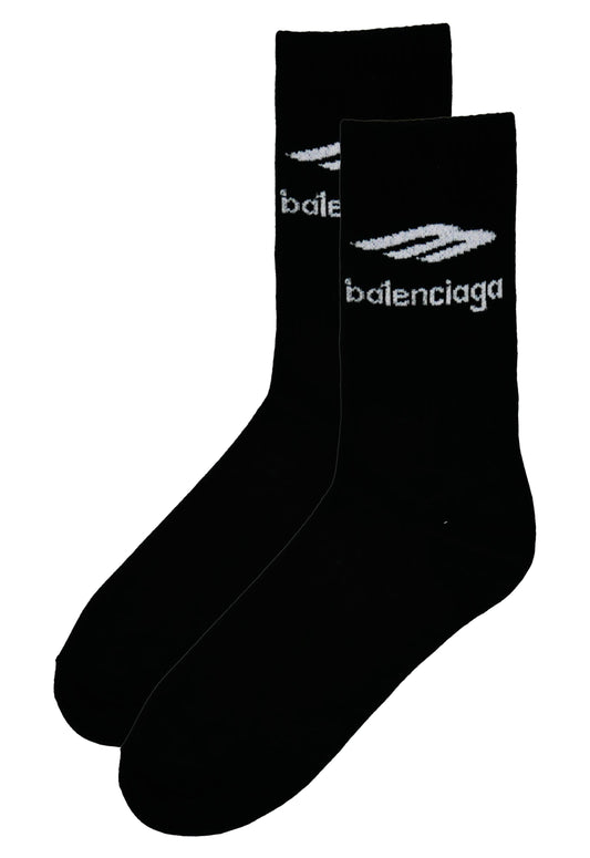 3 Paar Balenciaga Socken 40-46 - Original Designer Marken Outlet - Salvin Store