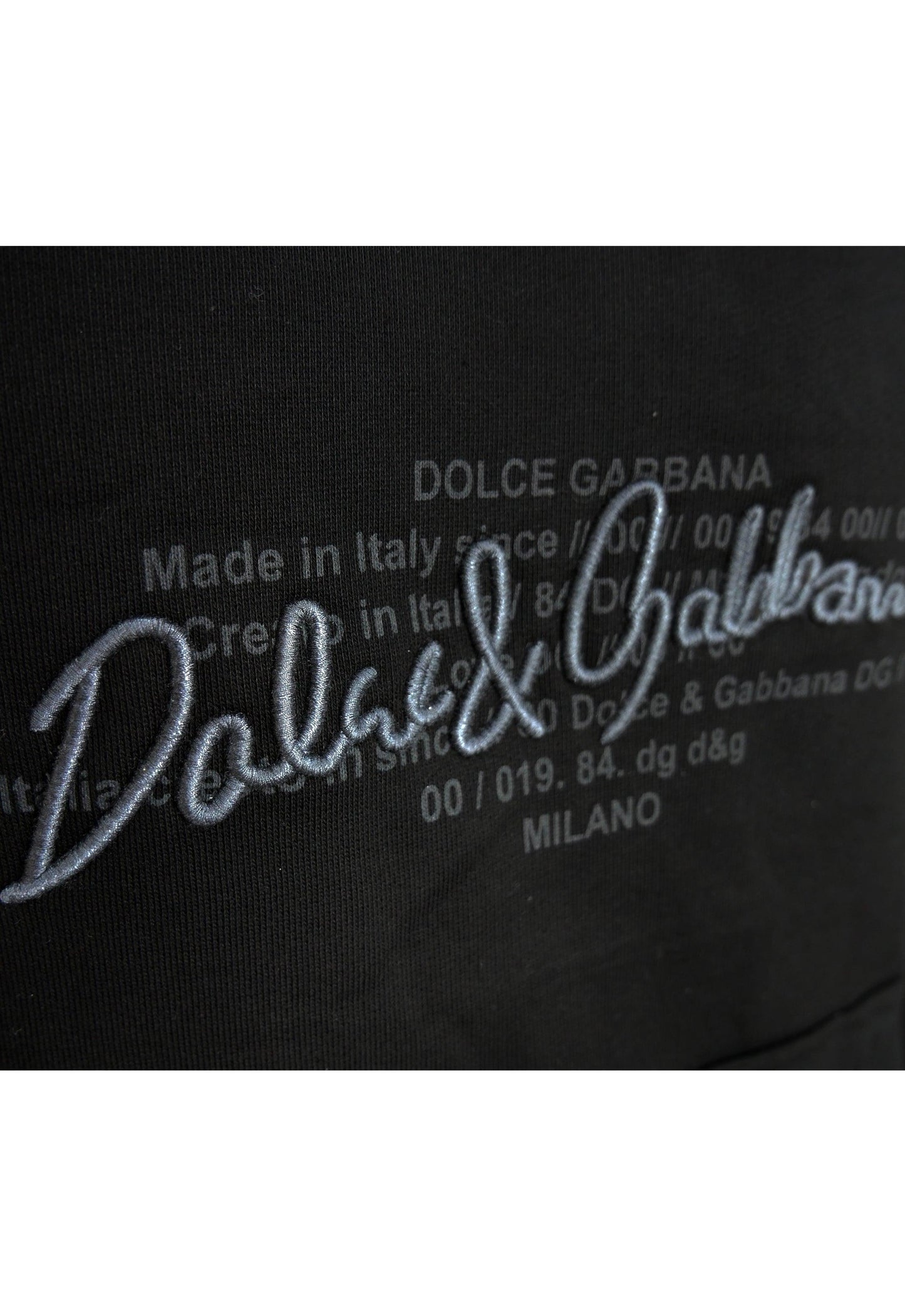 Dolce & Gabbana Slim Fit Kapuzenpullover - Original Designer Marken Outlet - Salvin Store
