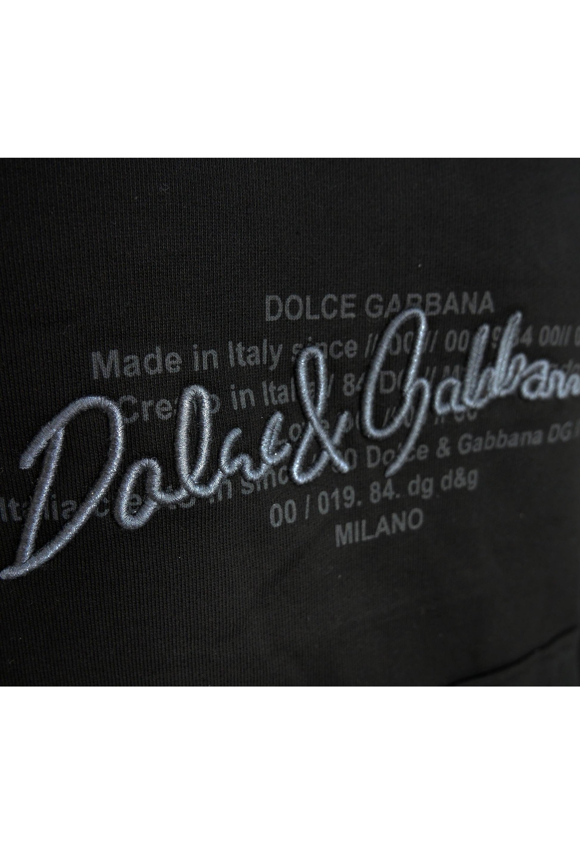 Dolce & Gabbana Slim Fit Kapuzenpullover - Original Designer Marken Outlet - Salvin Store
