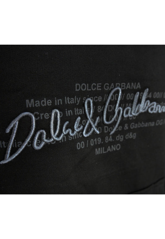 Dolce & Gabbana Slim Fit Kapuzenpullover - Original Designer Marken Outlet - Salvin Store