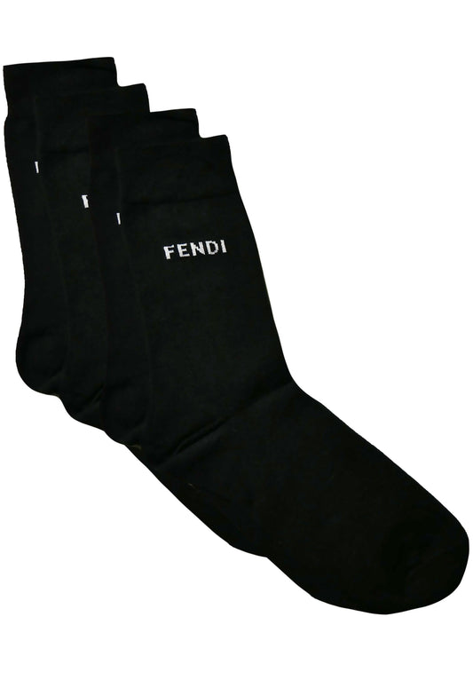 4 Paar Fendi Socken 40-46 - Original Designer Marken Outlet - Salvin Store