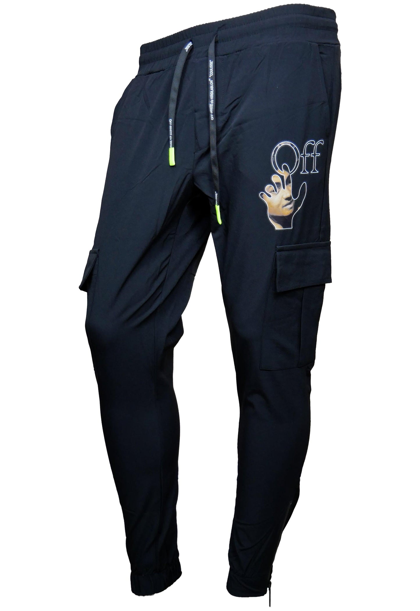 Off-White Cargohose mit Gummizug - Original Designer Marken Outlet - Salvin Store