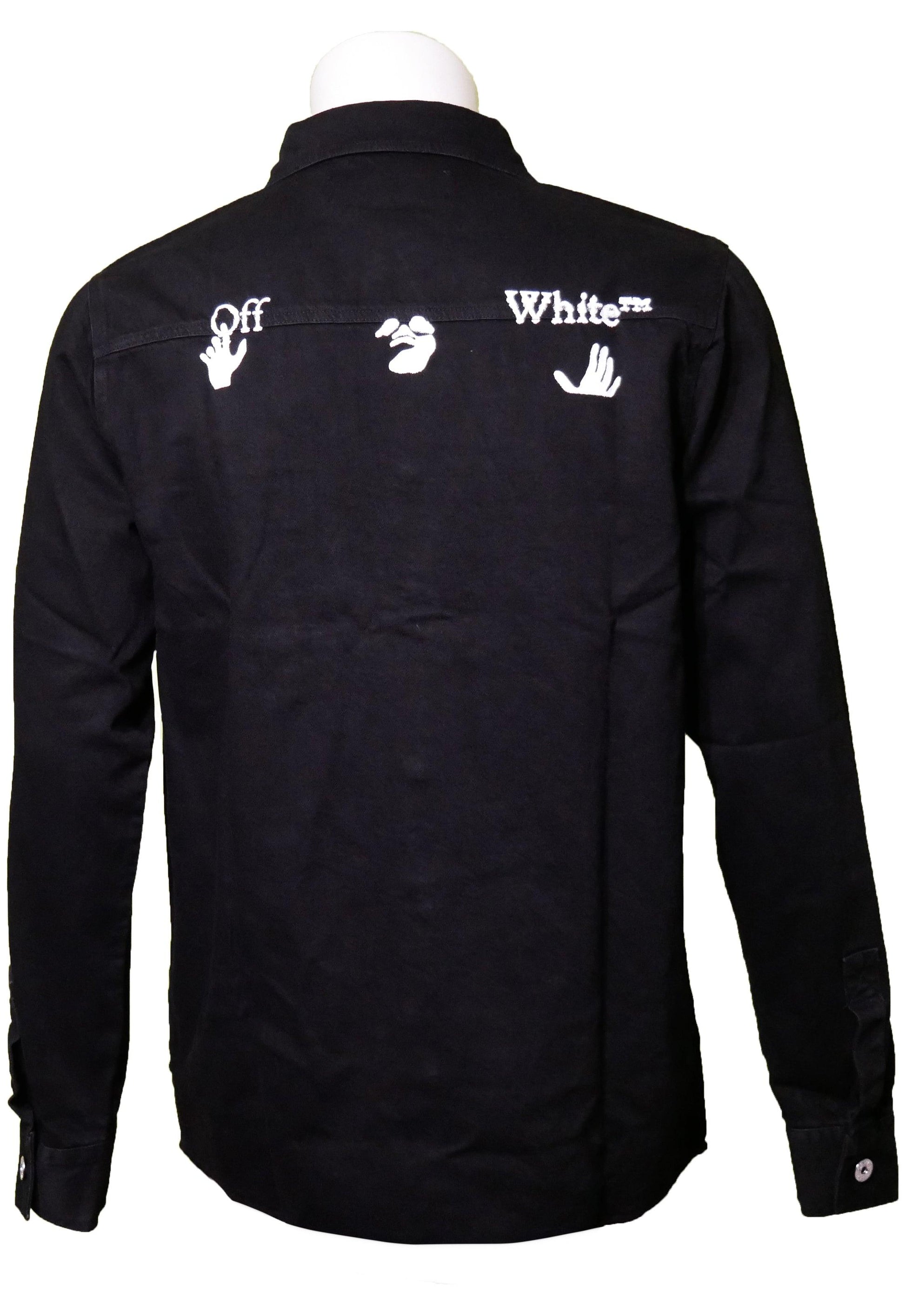 Off-White Jeanshemd - Original Designer Marken Outlet - Salvin Store