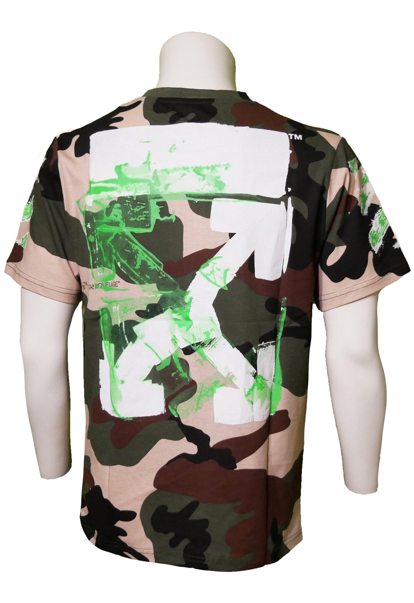 Off-White Camouflage T-Shirt - Original Designer Marken Outlet - Salvin Store