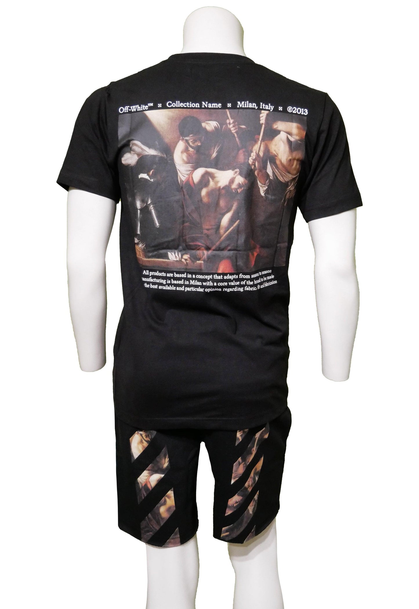 Off-White kurzer Trainingsanzug - Original Designer Marken Outlet - Salvin Store