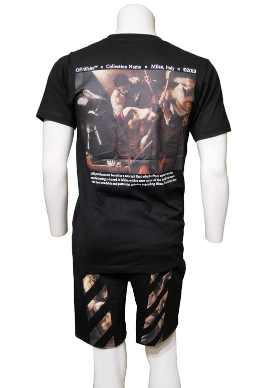 Off-White kurzer Trainingsanzug - Original Designer Marken Outlet - Salvin Store