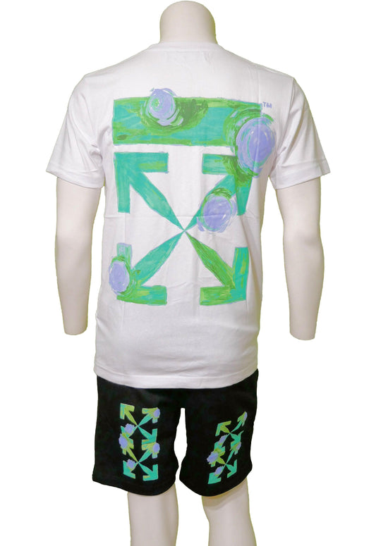 Off-White kurzer Trainingsanzug - Original Designer Marken Outlet - Salvin Store