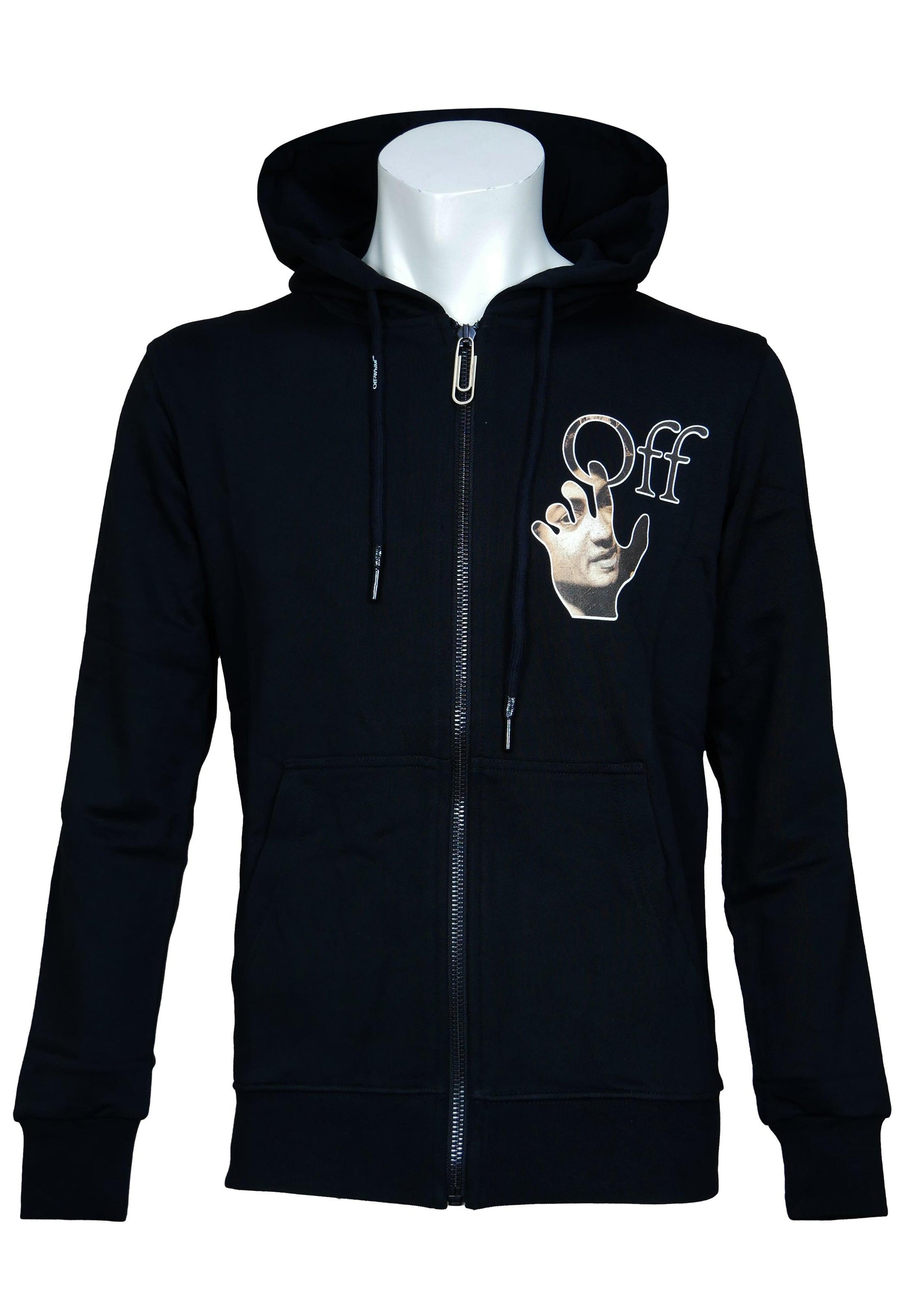 Off-White Zip Kapuzenpullover - Original Designer Marken Outlet - Salvin Store