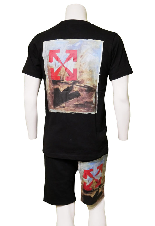 Off-White kurzer Trainingsanzug - Original Designer Marken Outlet - Salvin Store