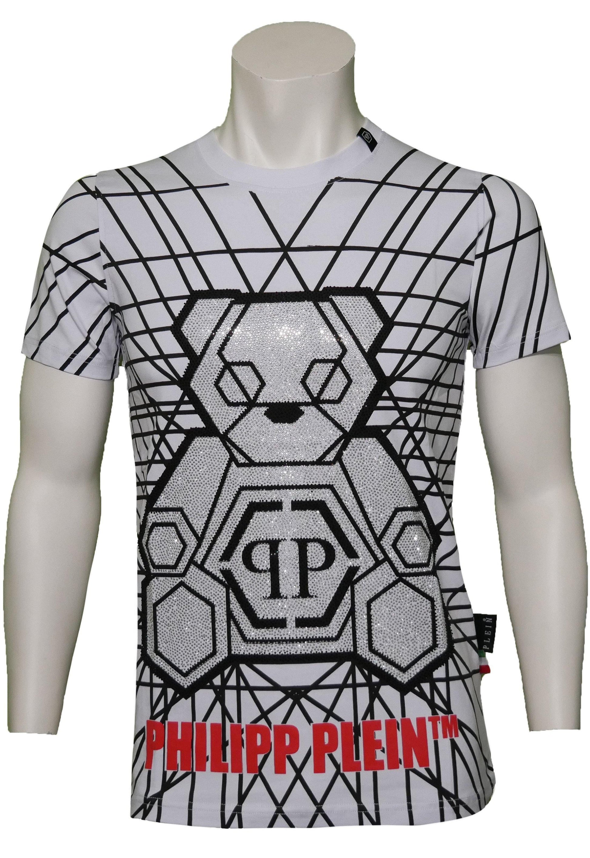 Philipp Plein Teddy T-Shirt - Original Designer Marken Outlet - Salvin Store