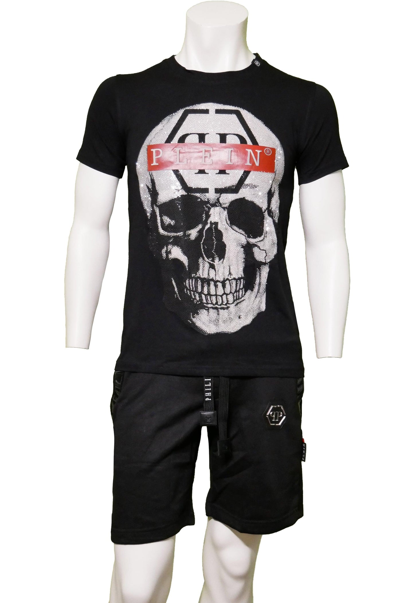 Philipp Plein kurzer Trainingsanzug - Original Designer Marken Outlet - Salvin Store