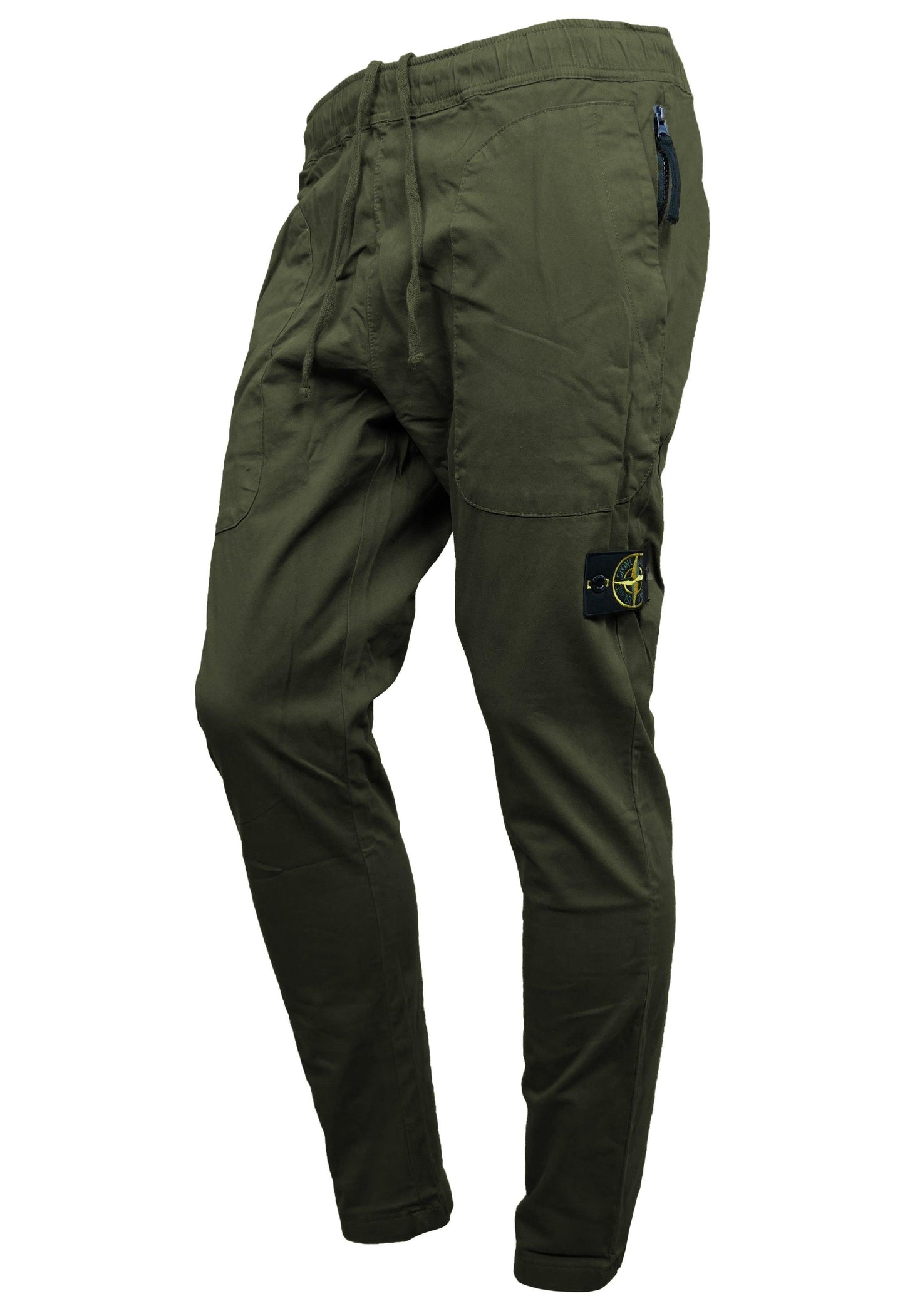 Stone Island Cargohose mit Gummizug - Original Designer Marken Outlet - Salvin Store