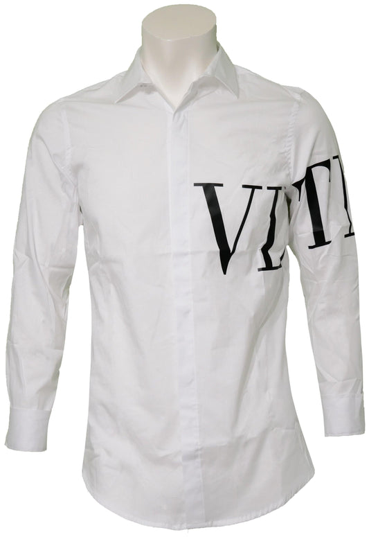 Valentino Slim Fit Hemd - Original Designer Marken Outlet - Salvin Store