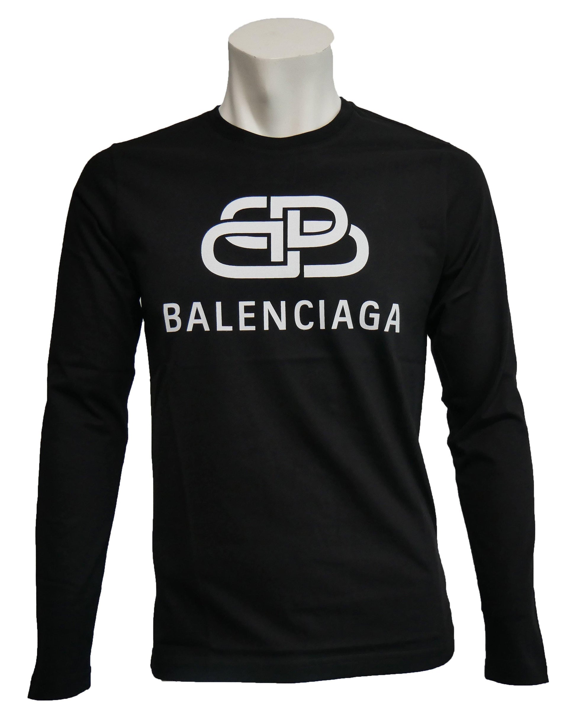Balenciaga Langarm T-Shirt - Original Designer Marken Outlet - Salvin Store
