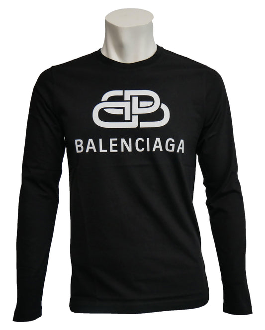 Balenciaga Langarm T-Shirt - Original Designer Marken Outlet - Salvin Store