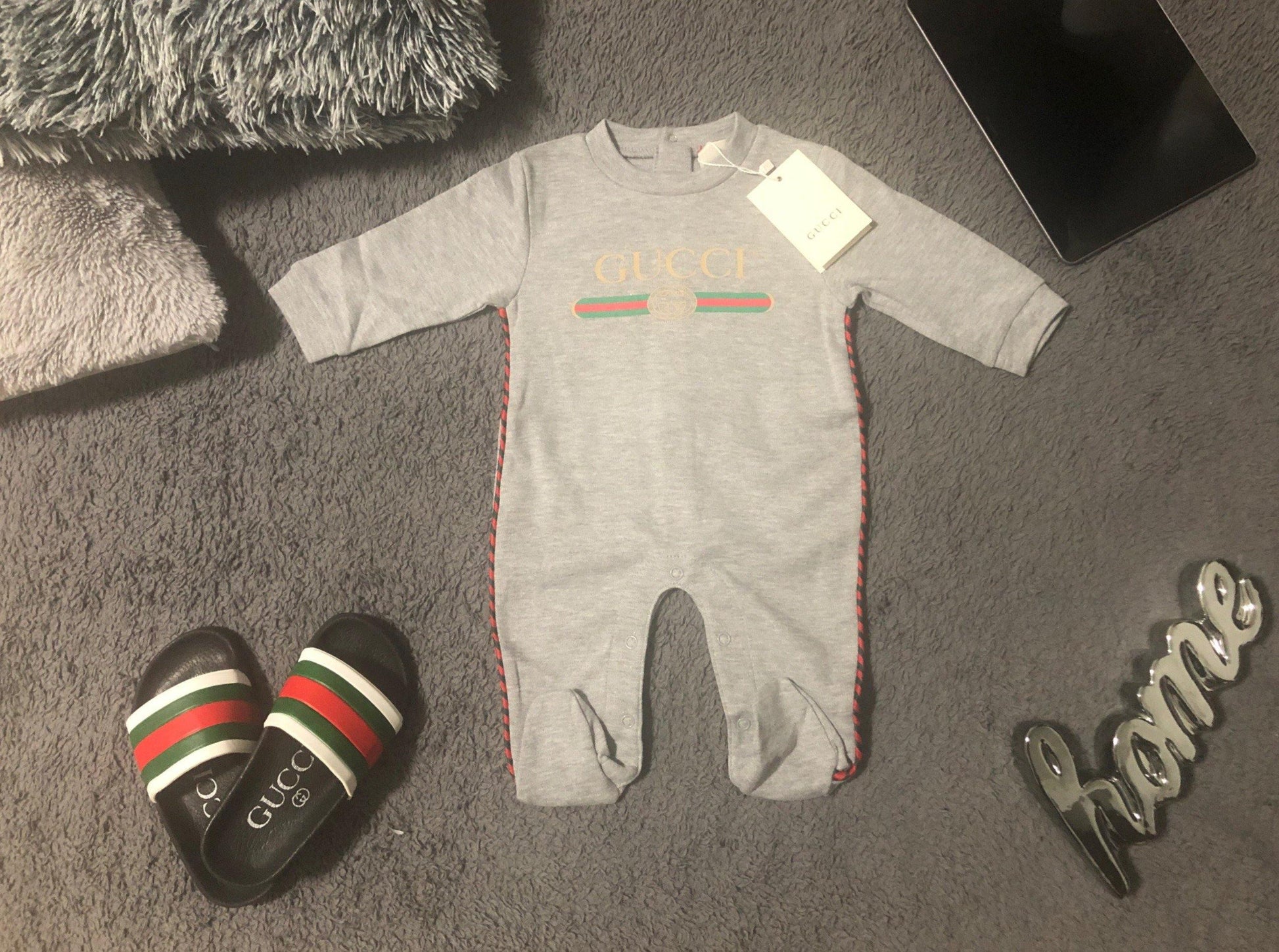 Gucci Baby Strampler - Original Designer Marken Outlet - Salvin Store