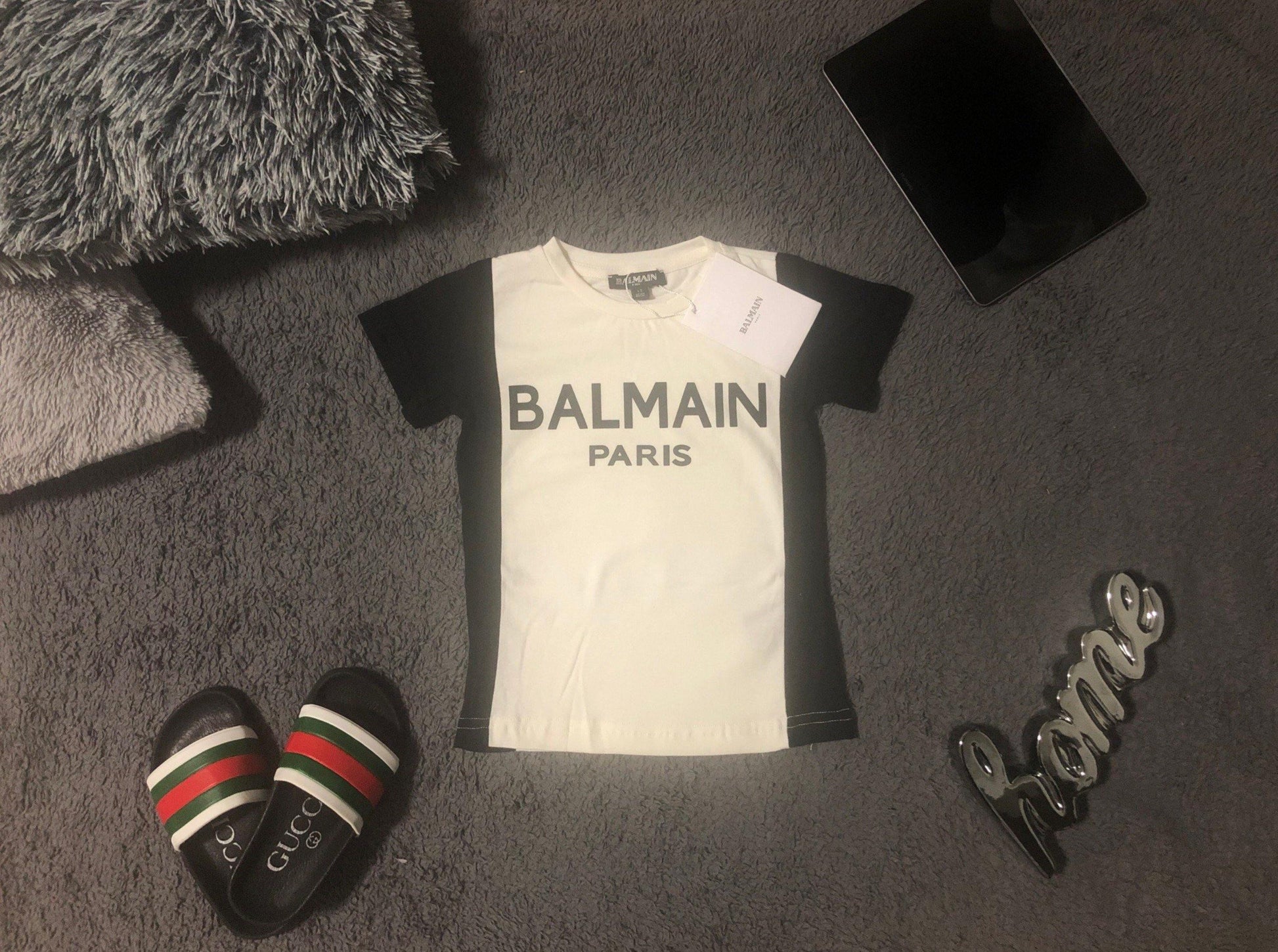 Balmain Baby, Kinder T-Shirt - Original Designer Marken Outlet - Salvin Store